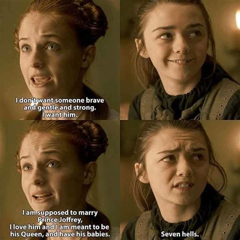 arya    game  thrones funny game  thrones quotes