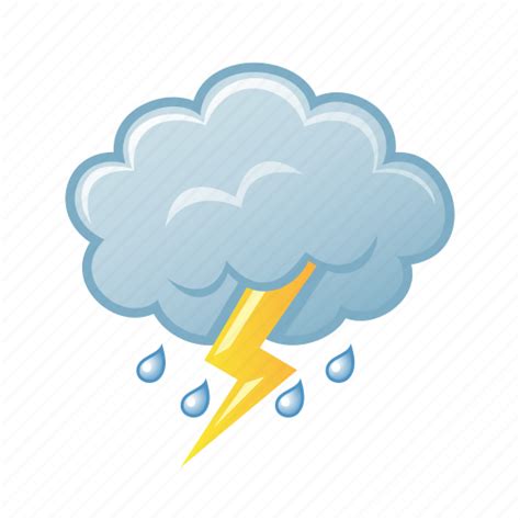 lightning storm thunderstorm weather icon