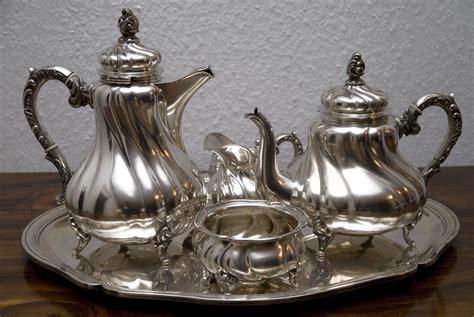 antique silver care  display