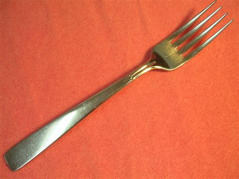 oneida accent glossy salad fork oneidacraft deluxe stainless flatware silverware