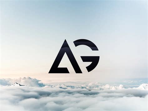ag  finished logo graphic design logo geometric logo