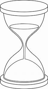 Hour Clipart Hourglass Glass Simple Line Clock Hourglasses Sand Outline Clip Lineart Template Transparent Coloring Library Clipground Templates Pages Timer sketch template