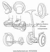 Hoverboard sketch template