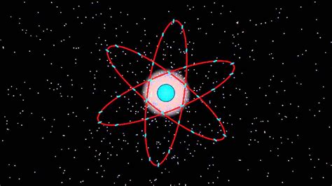 amazing atomic nucleus animation nuclear emblem atomic icon hd animated cartoon youtube