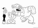 Popeye Coloring4free Coloring Printable Pages Cartoons Related Posts sketch template