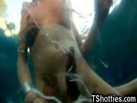 shemale underwater cumshot naked men