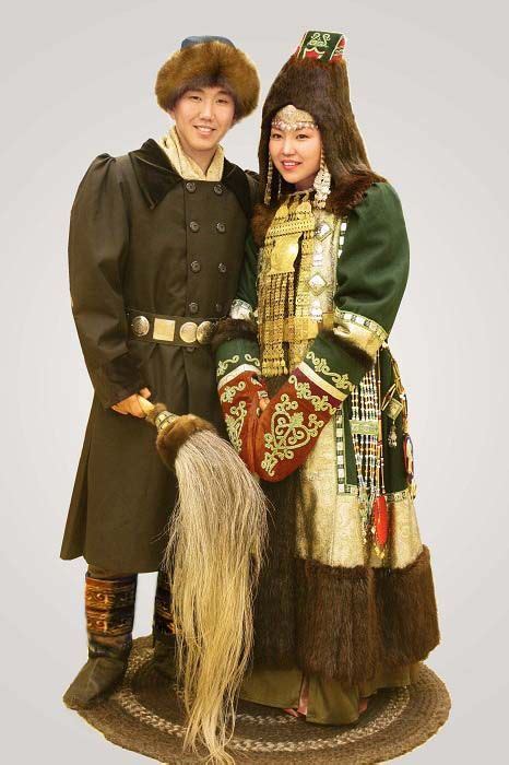 winter traditional clothes republic of sakha yakutia in the russian federation traditional