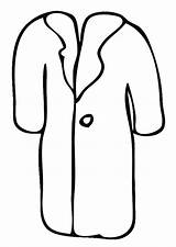 Coloring Coat Clipart Pages Clothing Edupics Printable Large sketch template