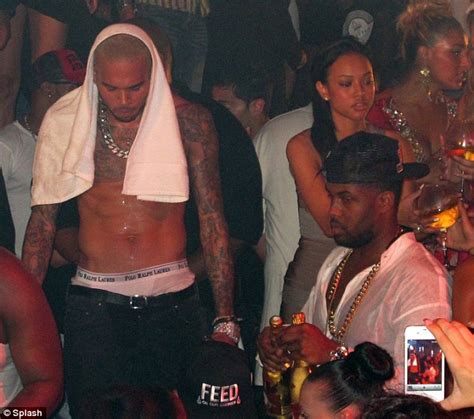 Chris Brown Parties And Flirts At Club While Karrueche Tran Seems