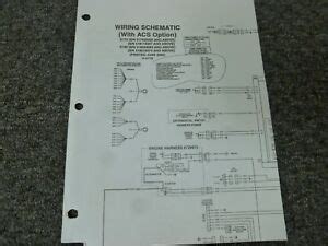 bobcat   skid steer loader  acs electrical wiring diagram manual ebay