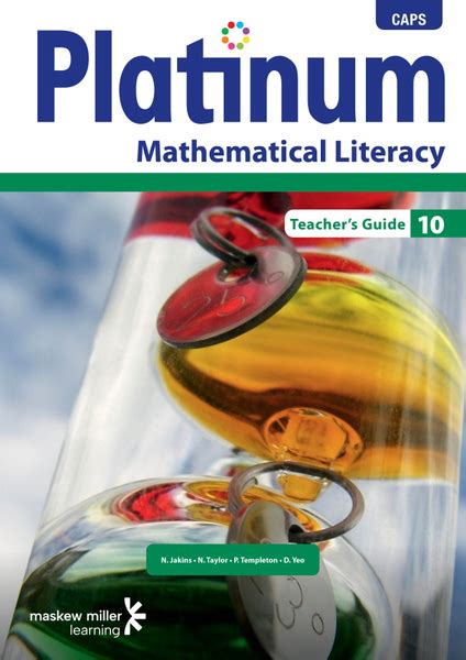 platinum mathematical literacy grade  teachers guide epdf perpetual