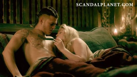 alicia agneson nude and pilation from vikings on