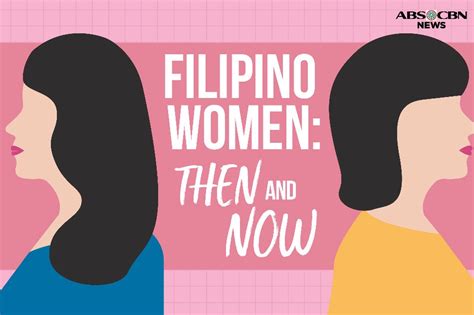Filipino Women Then And Now Abs Cbn News