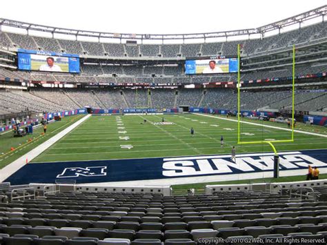 seat view  section   metlife stadium  york giants