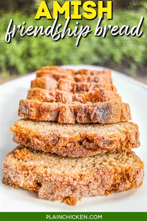 Authentic Amish Friendship Bread Starter Recipe