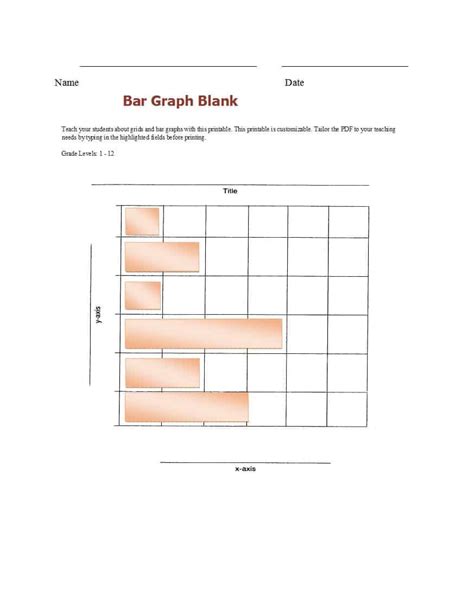 blank bar graph templates bar graph worksheets  blank picture