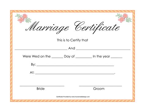 fake marriage certificates  buy novelty wedding license
