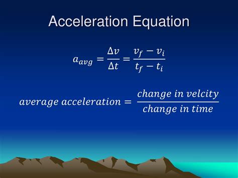 acceleration powerpoint    id