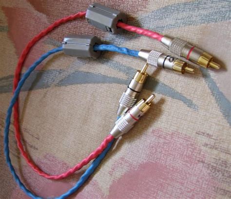 finished diy interconnect rca cables diy diy speakers power cable
