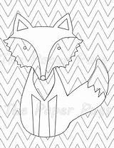 Coloring Chevron Pages Color Getdrawings sketch template