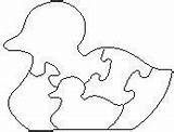 Scroll Saw Patterns Puzzle Easy Pattern Duck Wood Woodworking Projects Crafts Puzzles Animal Band Plans Carving Embroidery Ducks Templates Template sketch template
