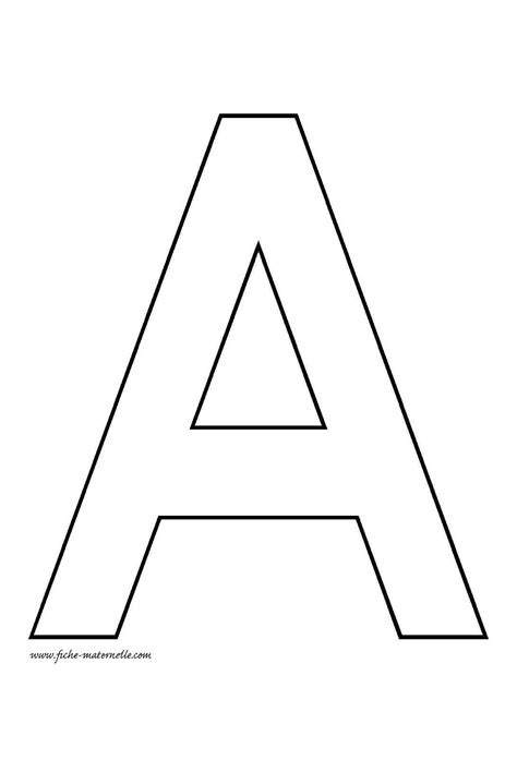 lettre de lalphabet  decorer lettre alphabet  imprimer dedans