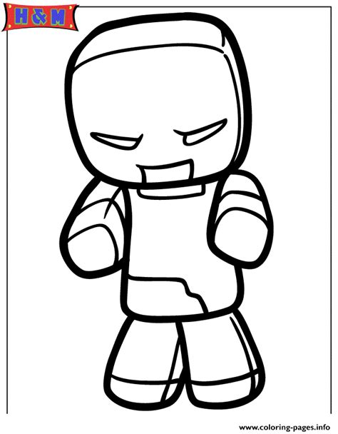 minecraft zombie coloring pages printable