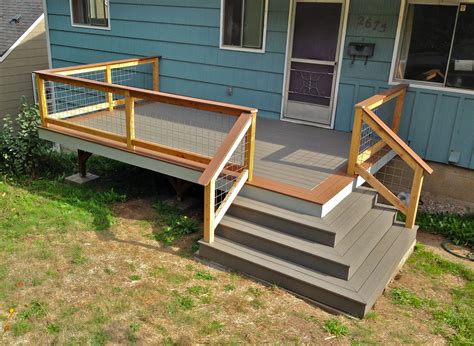 front porch built  wrap  stairs designed  built  landarc landscaping design