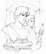 Supernatural Pages Coloring Getcolorings sketch template