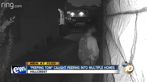 peeping tom caught peeping through hillcrest homes kgtv