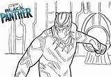Panther Marvel Coloring Pages Printable Kids Categories sketch template