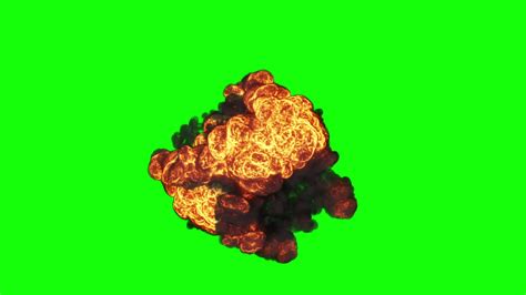 green screen explosion stock video footage