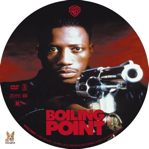 boiling point dvd label   custom