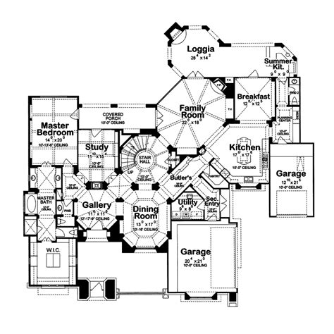 dixmont luxury european home plan   search house plans