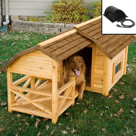 boomer george duplex wood dog house  heater  hayneedlecom  list pinterest
