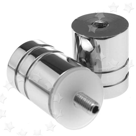 shower door handle knob single groove chrome plated home bathroom mm ebay
