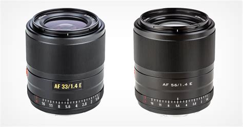 Viltrox 33mm And 56mm F 1 4 Aps C E Mount Lenses Now Available Top