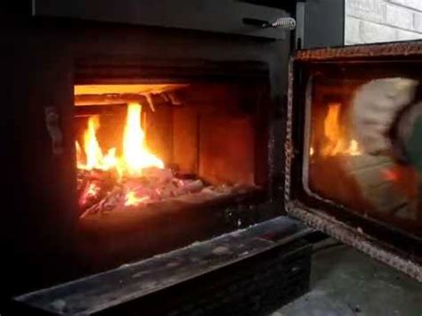 quickly  easily clean glass   wood stove youtube