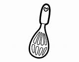 Whisk Balloon Coloring Coloringcrew sketch template