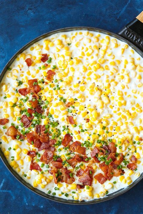 stovetop bacon creamed corn recipe best thanksgiving recipes best