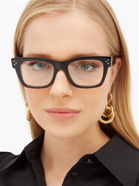 d frame acetate glasses celine eyewear matchesfashion us in 2020