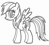 Dash Rainbow Coloring Pages Pony Little Coloring4free Kids Drawing Printable Hair Wecoloringpage Getdrawings Clipartmag Gif Draw sketch template