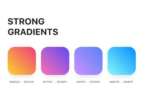 gradient colors gradient color gradient color