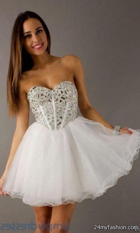 White Short Prom Dresses Looks B2b Fashion