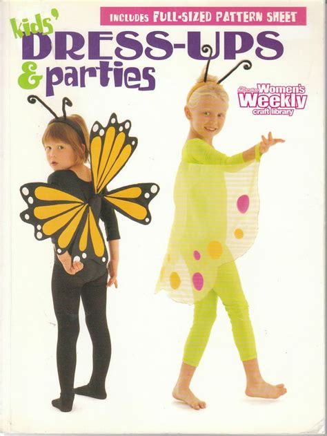 australian womens weekly children party costumes sewing pattern book