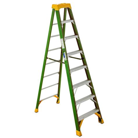 fiberglass step ladder green south fork equipment rentals