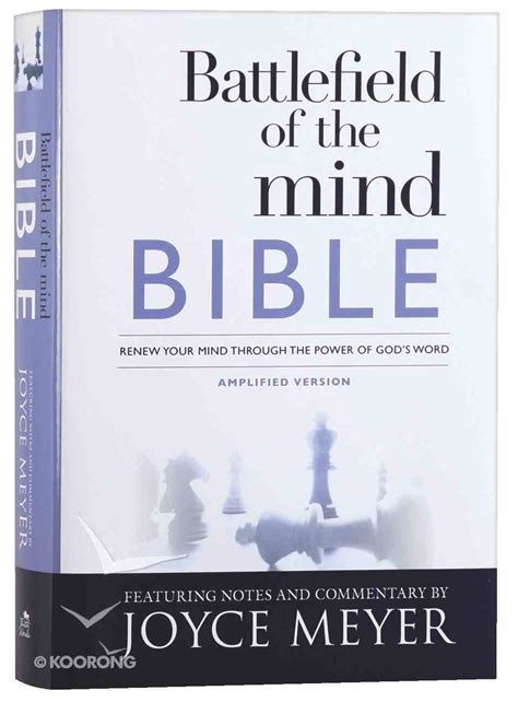 Amplified Battlefield Of The Mind Bible By Joyce Meyer Koorong