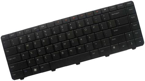 dell aeumu keyboard  layout black  inspiron