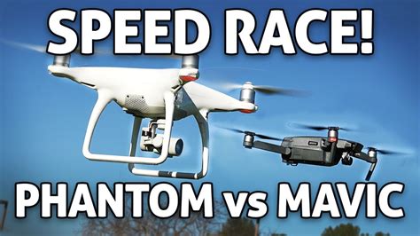 speed race dji phantom   mavic pro youtube