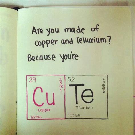 Chemistry Puns Flirting Quotes Cute Love Quotes Funny Quotes